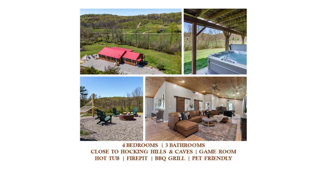 Spacious Cabin Near Hocking Hills And Caves With Hot Tub And Firepit Laurelville Exteriér fotografie